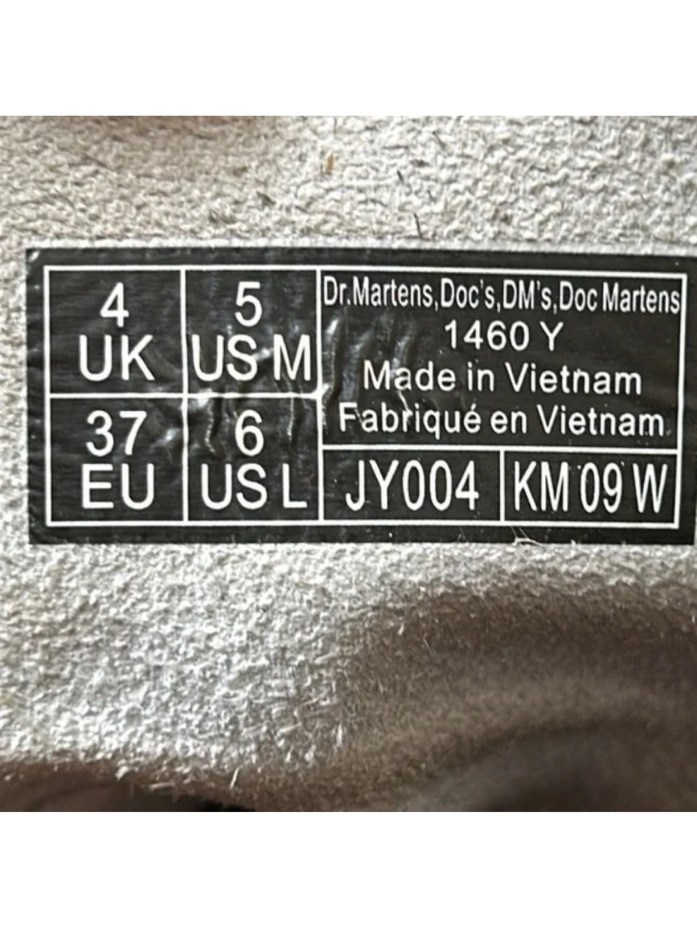 Dr. Martens Docs 1460 8 Eye Lace Up Boots White Leather Inside Zip Womens Size 6 - Picture 2 of 11
